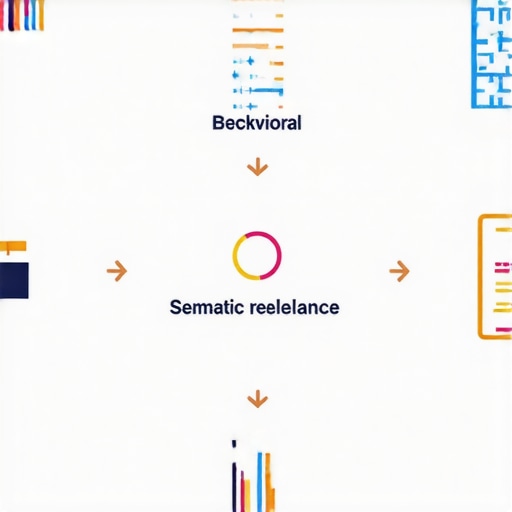 A visual diagram showing interconnected signals affecting local map rankings such as user engagement, relevance, backlinks, and behavioral signals.
