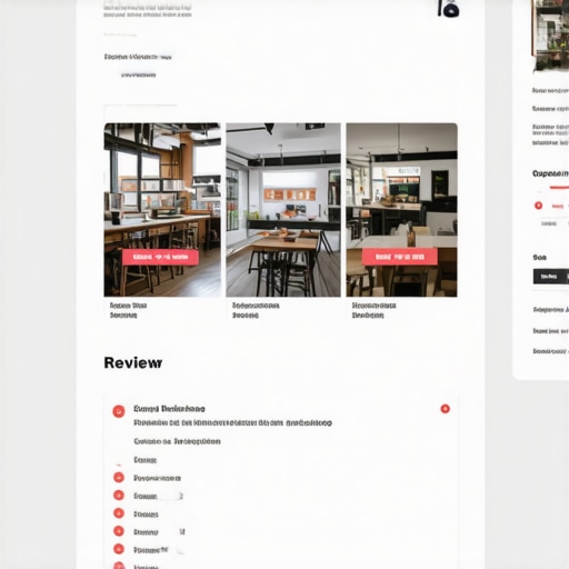 Google My Business profile showcasing rich media, schema annotations, and reviews for local SEO