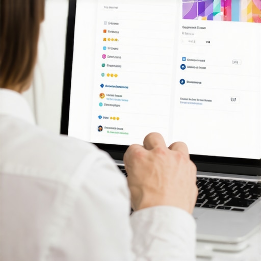 Person responding to reviews on a laptop for local SEO