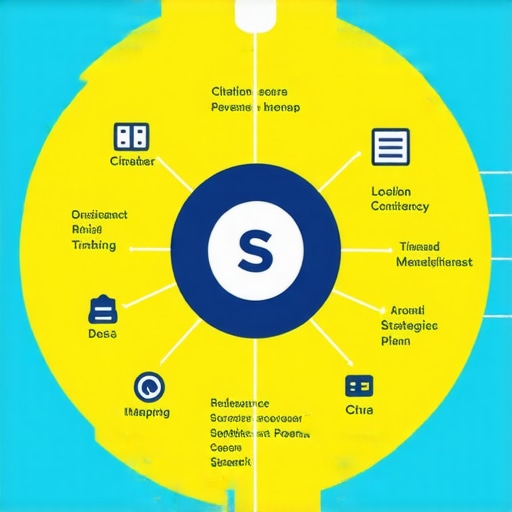 Infographic illustrating the complex interplay of map ranking factors in local SEO