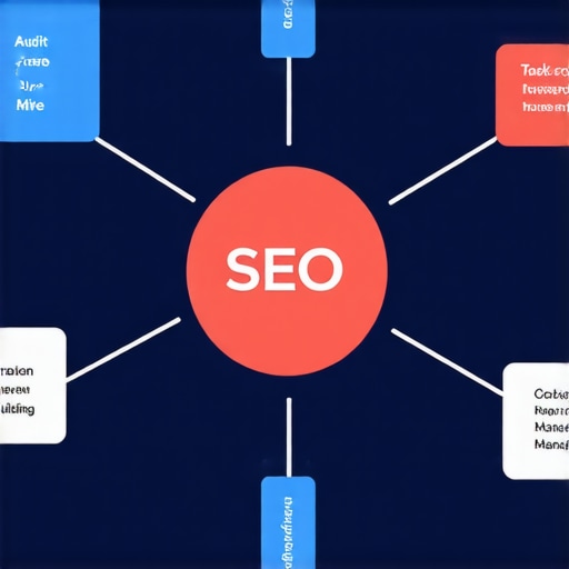 Map Optimization Workflow Diagram Diagram illustrating the step-by-step process of local SEO map optimization from initial audit to ongoing monitoring.