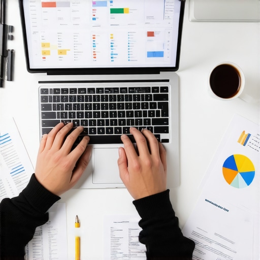 Optimizing Local SEO Tools in 2026 Person analyzing SEO data on a laptop for local map rankings.