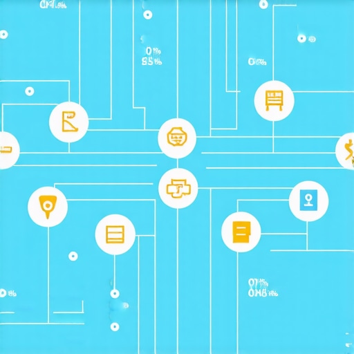 Visual representation of an interconnected SEO strategy map highlighting key tasks and data flow.