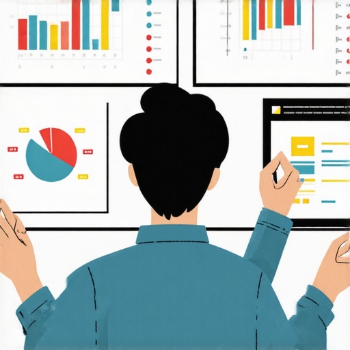 Person analyzing local SEO dashboards and checklists for map ranking strategy.