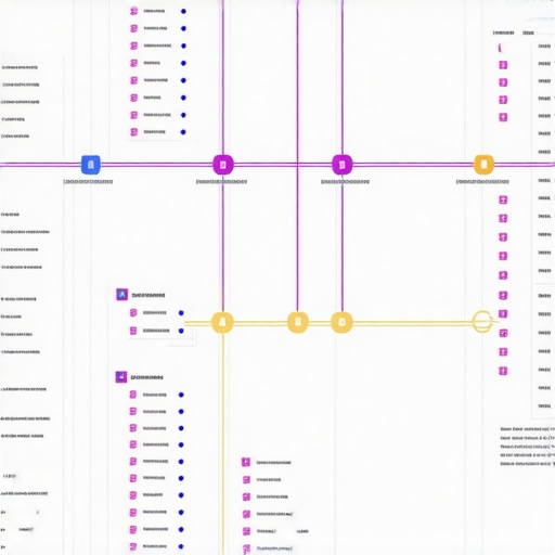 Dynamic SEO Strategy Map for Local Search Illustration of a digital map with flexible SEO tactics and market insights.